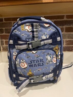 Pottery Barn Kids Star Wars Navy Blue Kids Backpack